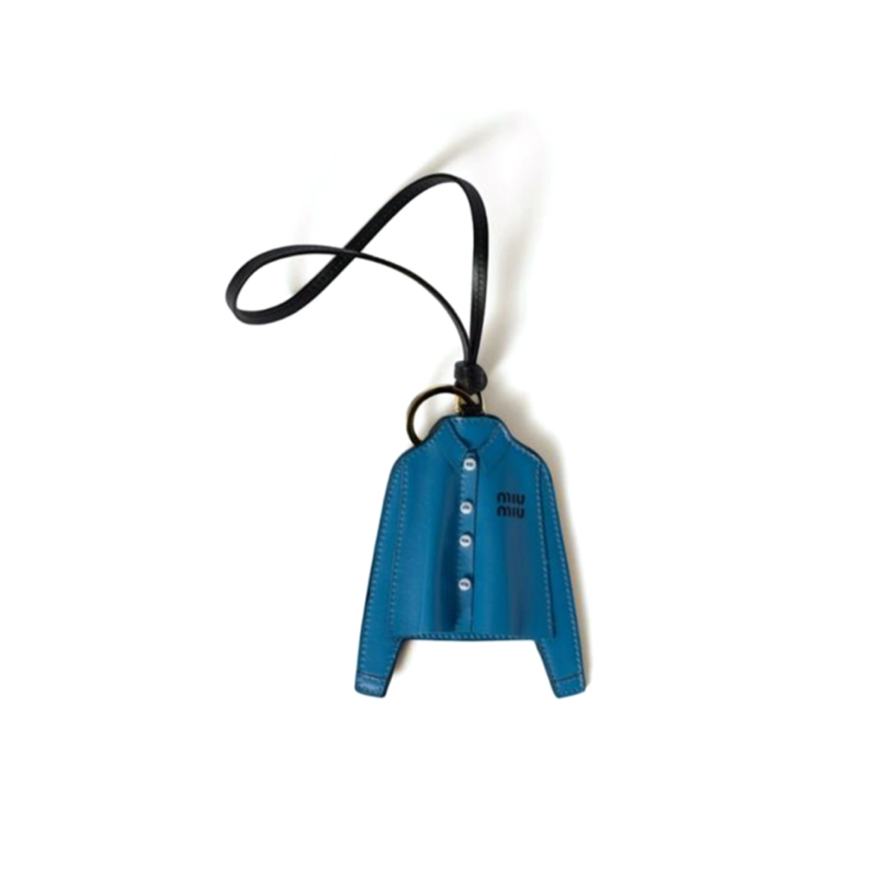 MIUMIU LEATHER KEYRING 5TL529